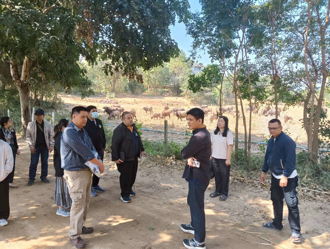 title - สำนักกฎหมาย มอบหมายเจ้าหน้าที่ให้การสนับสนุนข้อมูลและให้คำปรึกษาด้านกฎหมายและแนวทางปฏิบัติกรณีร้องขอความเป็นธรรมในพื้นที่เขตปฏิรูปที่ดินจังหวัดกาญจนบุรี